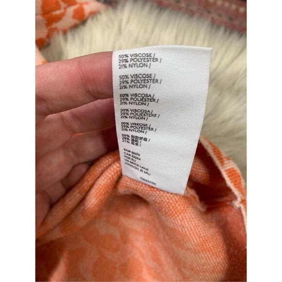 Maeve Anthropologie The Carys Sweater Orange Mock  Neck Long Sleeves Size Small - Picture 6 of 8